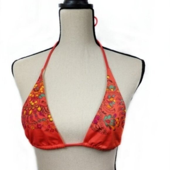 Victoria's Secret Floral Triangle Bikini Set XS - Picture 3 of 8